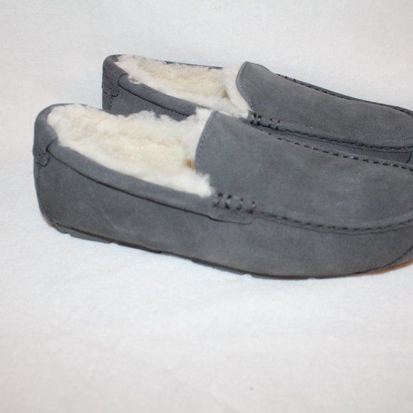 UGG KOOLABURRA MENS FUR SUEDE SLIPPERS GRAY - Picture 3 of 6